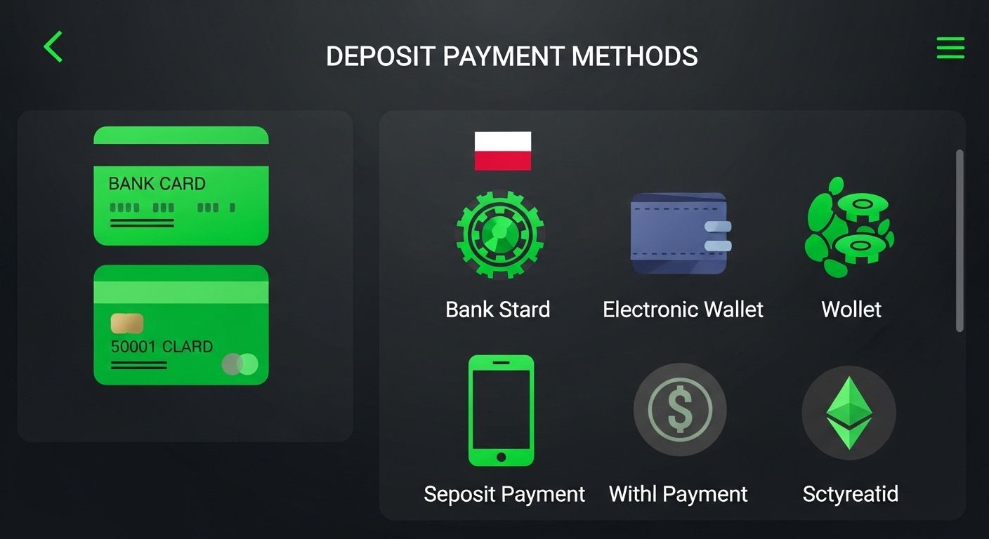 Dostępne metody wpłat casino banking